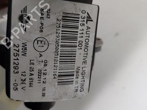 Used Right front fog light Right front fog light MINI MINI (R56) Cooper (122 hp) 31016912 31016912