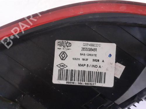 Used Right taillight RENAULT CLIO IV (BH_) 1.5 dCi 75 (75 hp) 24741382
