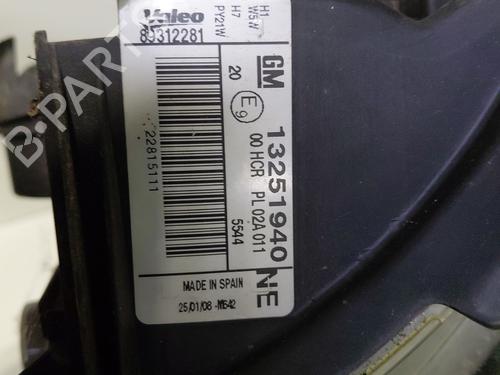 Right headlight OPEL VECTRA C GTS (Z02) 1.9 CDTI (F68) | BP29481927C29 