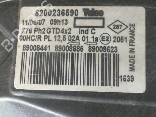 Left headlight RENAULT KANGOO (KC0/1_) 1.5 dCi (KC08, KC09) | BP24766385C28 - Image 3