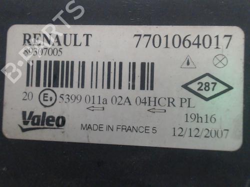 Right headlight RENAULT MEGANE II (BM0/1_, CM0/1_) 1.5 dCi (BM0F, BM0T, BM2B, CM0F, CM0T) | BP24750121C29 