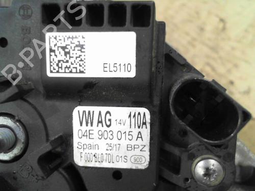 Used Alternator VW POLO V (6R1, 6C1) 1.2 TSI 16V (90 hp) 24765524