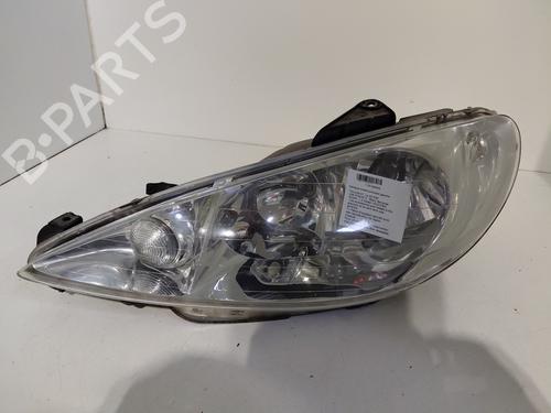 Used Left headlight PEUGEOT 206 Hatchback (2A/C) 1.4 HDi eco 70 (68 hp) 31063877