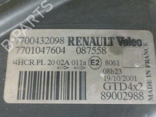 Used Left headlight Left headlight RENAULT SCÉNIC I MPV (JA0/1_, FA0_) 1.9 dCi (JA05, JA1F) (102 hp) 24742732 24742732