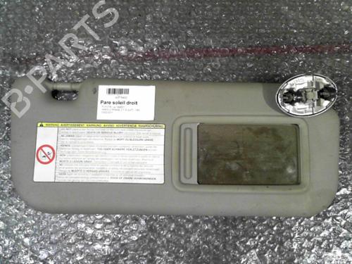 Used Right sun visor TOYOTA YARIS (_P9_) 1.33 VVT-i (NSP90_, NSP90R) (100 hp) 24765687