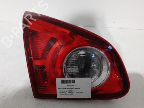 Used Left tailgate light NISSAN QASHQAI / QASHQAI +2 I (J10, NJ10, JJ10E) 1.5 dCi (106 hp) 24754208