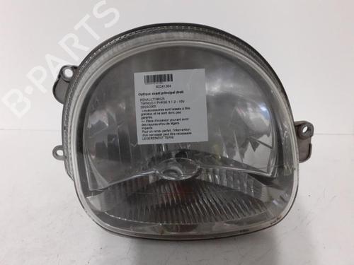 Used Right headlight Right headlight RENAULT TWINGO I (C06_) 1.2 16V (C06C, C06D, C06K) (75 hp) 24741166 24741166