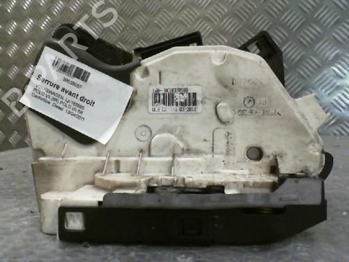 Front right lock VW POLO V (6R1, 6C1) 1.6 TDI | BP24755092C97 