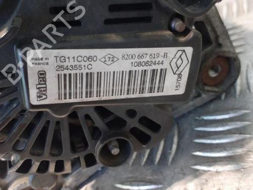 Alternator RENAULT MEGANE II (BM0/1_, CM0/1_) 1.6 16V | BP24761927M7 