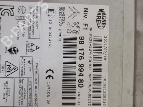 Used Display monitor Display monitor DS DS 3 (SA_) 1.2 VTi 82 (SAHMZ6) (82 hp) 31211751 31211751