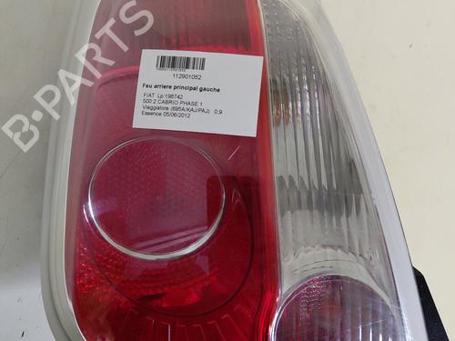 Used Left taillight FIAT 500 C (312_) 0.9 (312AG1A) (86 hp) 29343539