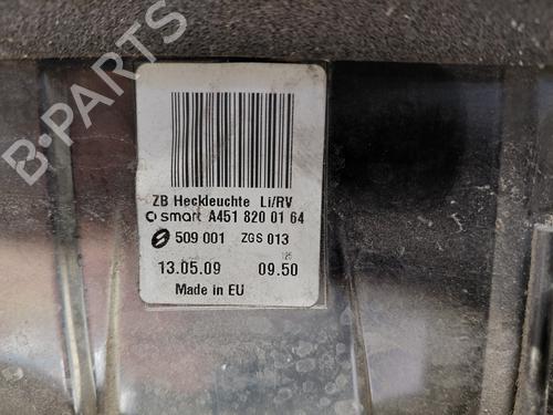 Used Left taillight Left taillight SMART FORTWO Coupe (453) 1.0 (453.342, 453.343) (71 hp) 34242216 34242216