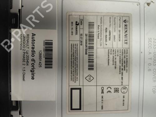 Radio RENAULT KANGOO Express (FW0/1_) | BP37068676E6 - Image 3
