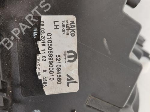 Used Left headlight Left headlight FIAT DOBLO Cargo (263_) [2010-2026] 34105622 34105622