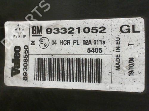 Left headlight OPEL MERIVA A MPV (X03) 1.6 16V (E75) | BP24746099C28 - Image 2