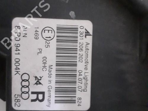 Right headlight AUDI A3 (8P1) 1.9 TDI | BP24760971C29 