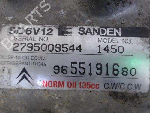 Used AC compressor AC compressor PEUGEOT 1007 (KM_) 1.4 (75 hp) 24744991 24744991