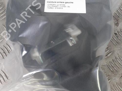 Used Rear left seatbelt Rear left seatbelt CITROËN C3 II (SC_) 1.4 HDi 70 (SC8HZC, SC8HR0, SC8HP4) (68 hp) 24749390 24749390
