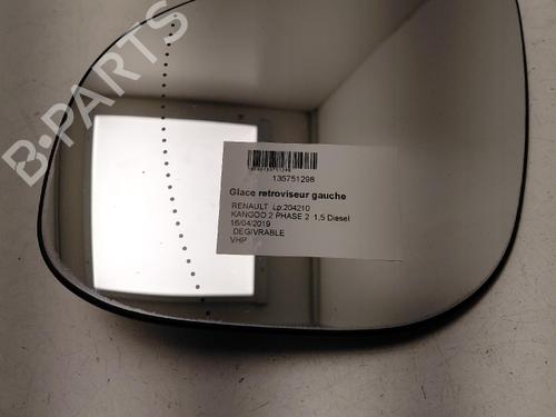 Used Left mirror glass Left mirror glass RENAULT KANGOO Express (FW0/1_) 1.5 dCi 75 (FW07, FW10, FW04) (75 hp) 40526941 40526941