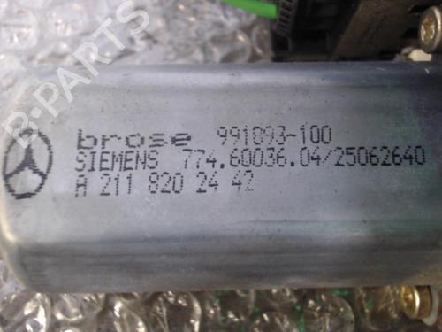 Rear left window mechanism MERCEDES-BENZ E-CLASS (W211) E 270 CDI (211.016) | BP24745112C24 