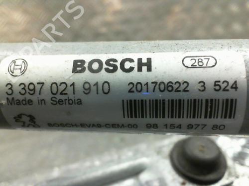 Used Front wiper motor Front wiper motor PEUGEOT 208 I (CA_, CC_) 1.2 VTI 82 (82 hp) 24766308 24766308