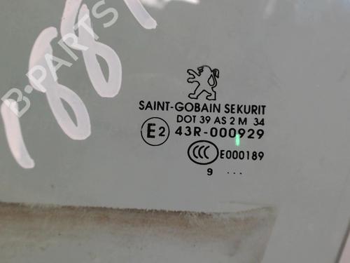 Used Front left door window PEUGEOT 3008 I MPV (0U_) 1.6 HDi (109 hp) 24764960