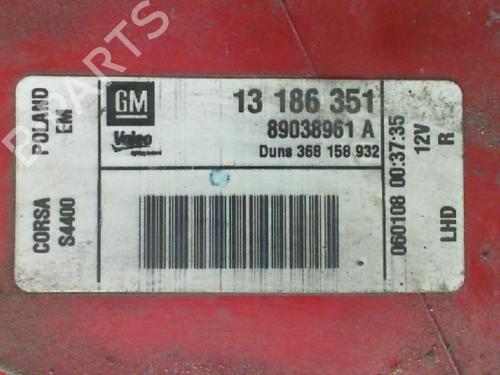 Right taillight OPEL CORSA D (S07) 1.3 CDTI (L08, L68) | BP24746247C35 