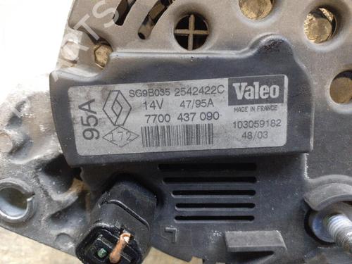 Alternator RENAULT CLIO II (BB_, CB_) 1.2 16V (BB05, BB0W, BB11, BB27, BB2T, BB2U, BB2V, CB05,... | BP24748655M7 