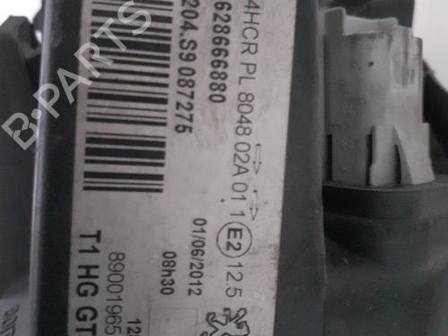 Used Left headlight Left headlight PEUGEOT 206 SW (2E/K) 2.0 HDi (90 hp) 27277367 27277367