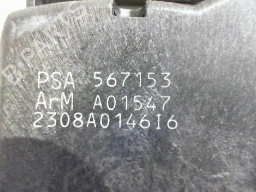Front right lock PEUGEOT 308 I (4A_, 4C_) 1.6 HDi | BP24742897C97 