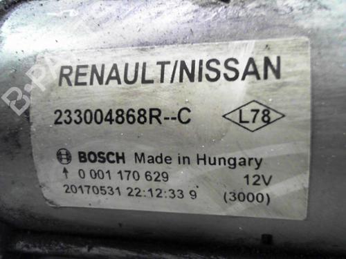 Startmotor NISSAN MICRA V (K14) 1.5 DCI (90 hp) 24754918