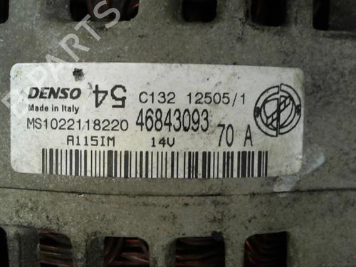 Alternator FIAT SEICENTO / 600 (187_) 1.1 (187AXB, 187AXB1A, 187AXC1A02) | BP24759653M7 