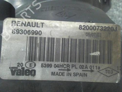 Left headlight RENAULT MEGANE II (BM0/1_, CM0/1_) 1.9 dCi (BM0G, CM0G) | BP24752542C28 