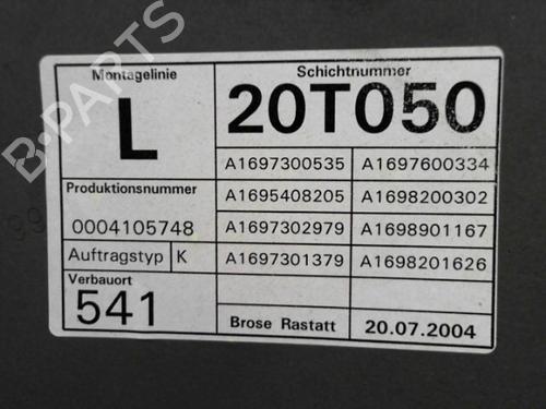 Rear left window mechanism MERCEDES-BENZ A-CLASS (W169) A 200 (169.033, 169.333) | BP24754924C24 