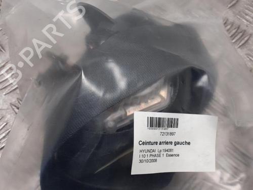 Used Rear left seatbelt Rear left seatbelt HYUNDAI i10 I (PA) 1.1 (67 hp) 24747216 24747216