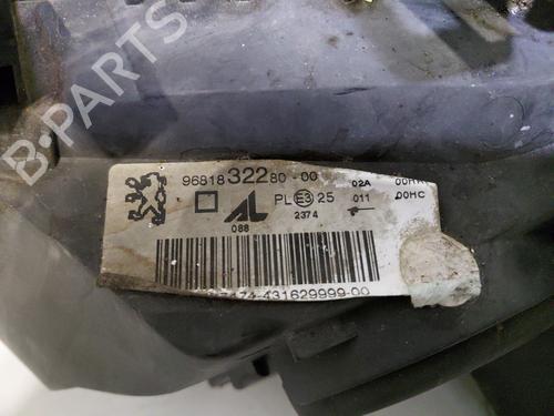 Right headlight PEUGEOT 307 (3A/C) 1.6 HDi | BP30767351C29