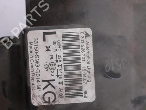 Used Left headlight Left headlight HONDA CIVIC VIII Hatchback (FN, FK) 2.2 CTDi (FK3) (140 hp) 24746343 24746343