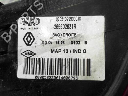Right taillight RENAULT CLIO IV (BH_) 1.5 dCi 90 | BP24765392C35 
