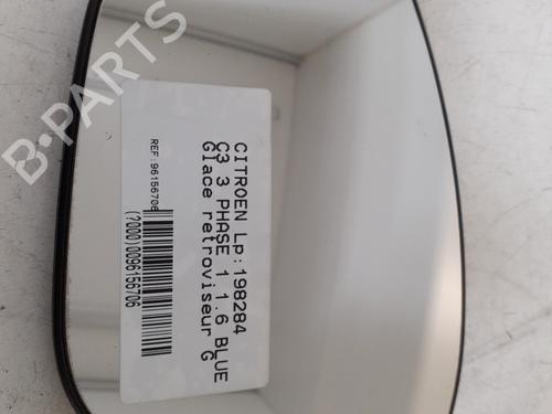 Used Left mirror glass CITROËN C3 III (SX) 1.6 BlueHDi 75 (75 hp) 24760594