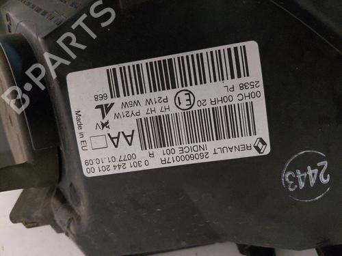 Left headlight RENAULT MEGANE III Coupe (DZ0/1_) 2.0 CVT (DZ0G, DZ1E) | BP27175370C28 