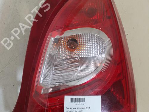 Used Right taillight RENAULT TWINGO II (CN0_) 1.5 dCi 75 (75 hp) 24753286