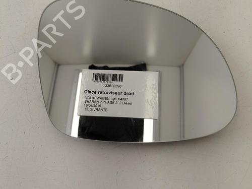 Used Right mirror glass Right mirror glass VW SHARAN (7N1, 7N2) 2.0 TDI (184 hp) 39665220 39665220