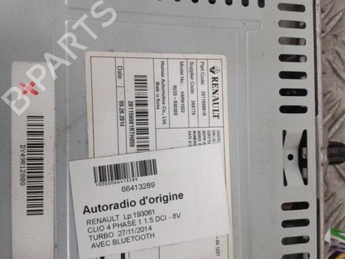 Used Radio Radio RENAULT CLIO IV (BH_) 1.5 dCi 75 (75 hp) 24759152 24759152
