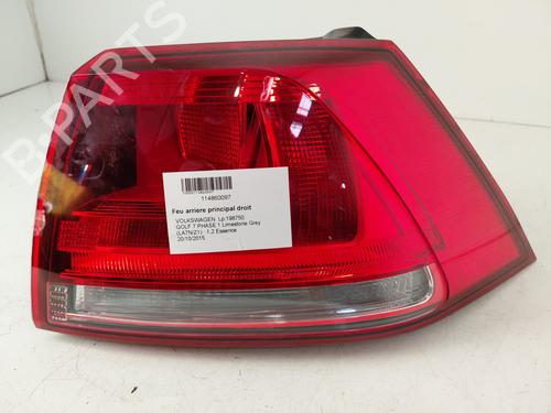Used Right taillight VW GOLF VII (5G1, BQ1, BE1, BE2) 1.2 TSI (86 hp) 30056431