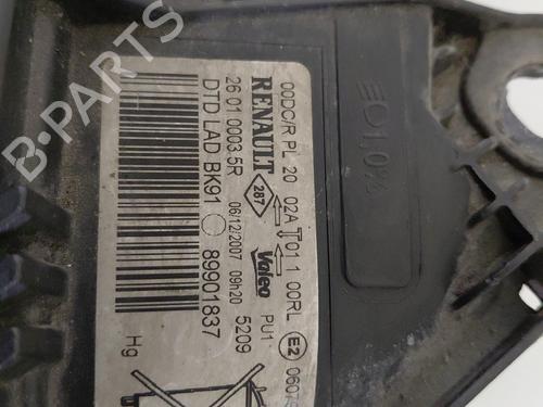 Right headlight RENAULT LAGUNA III (BT0/1) 1.5 dCi (BT00, BT0A, BT0T, BT1J) | BP24760822C29