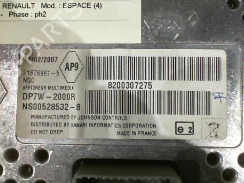 Used Display monitor Display monitor RENAULT ESPACE IV (JK0/1_) 2.0 dCi (JK03, JK04, JK1C, JK1G, JK1J, JK1K) (173 hp) 24745988 24745988