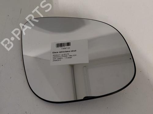Spejlglas højre RENAULT KANGOO / GRAND KANGOO II (KW0/1_) 1.5 dCi 90 (KW05, KW08, KW0G, KW11) (90 hp) 31097347