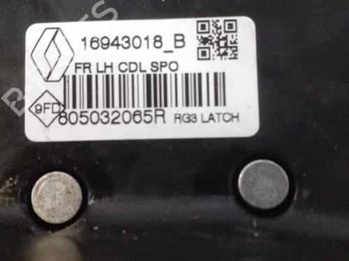 Serrure avant gauche RENAULT MEGANE IV Hatchback (B9A/M/N_) 1.5 Blue dCi 115 (B9A6) (116 hp) 24749958
