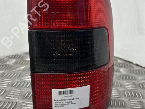 Used Right taillight CITROËN EVASION MPV (22, U6) 2.1 TD (109 hp) 24742393