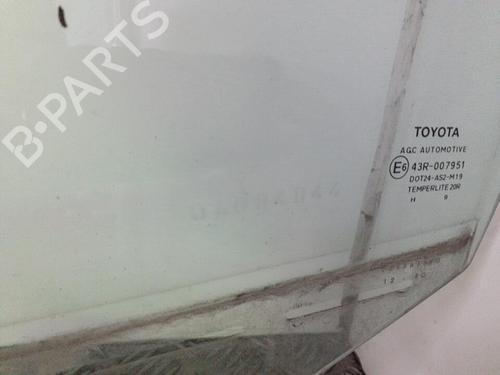 Used Front left door window TOYOTA YARIS (_P9_) 1.33 VVT-i (NSP90_, NSP90R) (100 hp) 24747409